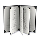 Yescom Personalized Menu Covers - 8.5x14 PU Leather Custom Printed & Color