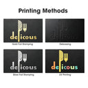 Yescom Personalized Menu Covers - 8.5x14 PU Leather Custom Printed & Color