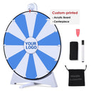 WinSpin 20" Prize Wheel Tabletop Lay Flat with Bald Eagle