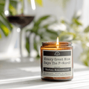 Every Great Mom Says The F Word | Scent: Rebel Rose | 9oz Mom Candle | Malicious Women Co