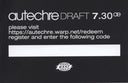 Autechre - Draft 7.30 | Mint (M) Mint (M)
