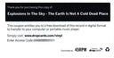 The Earth Is Not A Cold Dead Place | Mint (M) Mint (M)