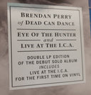 Brendan Perry - Eye Of The Hunter / Live At The I.C.A. | Mint (M) Mint (M)