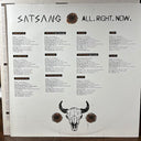 Satsang (2) - All. Right. Now. (ORANGE W/ BLACK SMOKE VINYL) | Near Mint (NM or M-)