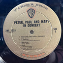 Peter, Paul & Mary - In Concert *GOLD LABEL* | Very Good (VG) Very Good Plus (VG+)