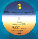 Anri = 杏里 - Timely!! = タイムリー (CLEAR SKY BLUE VINYL / JP IMPORT) | Mint (M) Mint (M)