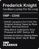 Frederick Knight - I've Been Lonely For So Long (VINYL / VMP) | Mint (M) Mint (M)