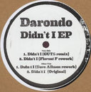 Darondo - Didn't I EP (VINYL REPRESS) | Mint (M) Generic