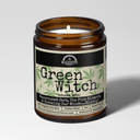 Green Witch | 9oz Witch Candle | Malicious Women Co.