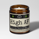 High Af 9oz Funny Candle Malicious Women Co