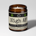 High Af | Scent: Citron & Stone | 9oz Funny Candle | Malicious Women Co