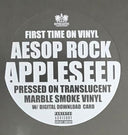 Aesop Rock - Appleseed (TRANSPARENT MARBLE SMOKE VINYL) | Mint (M) Mint (M)