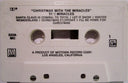 Christmas With The Miracles (CASSETTE) | Excellent+ (EX+) Near Mint (NM)