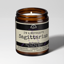 I'm a MotherF'n Sagittarius ( Nov 22 - Dec 21 )The Zodiac B*tch | Scent: Grapefruit Negroni | 9oz Zodiac Candle | Malicious Women Co
