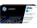 New, Pre-owned, Original HP 656X High Yield Cyan Toner Cartridge, CF461X