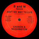 James Gadson & Lou Washington / Lou Washington - Ain't No Way To Live / Indian Village | Mint (M) Generic