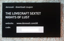 Nights Of Lust | Mint (M) Mint (M)