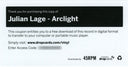 Julian Lage - Arclight | Mint (M) Mint (M)
