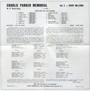 Charlie Parker Memorial Vol. 2 (CD) | Near Mint (NM or M-) Good Plus (G+)