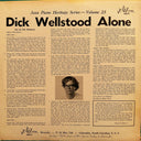 Dick Wellstood - Alone | Near Mint (NM) Near Mint (NM)
