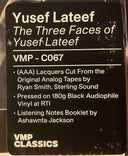 Yusef Lateef The Three Faces of Yusef Lateef LP Mint (M) Mint (M)