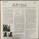 Yusef Lateef The Three Faces of Yusef Lateef LP Mint (M) Mint (M)