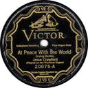 At Peace With The World / Valencia | Very Good Plus (VG+) Generic