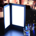 Yescom Personalized Menu Covers LED Menu Cover Dual Page 8.5x14in Set(5)