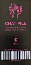 Chat Pile - This Dungeon Earth / Remove Your Skin Please (TRANSPARENT SEA BLUE VINYL) | Mint (M) Mint (M)