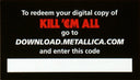 Metallica Kill 'Em All Blackened LP, Album, RE, RM Mint (M) Mint (M)