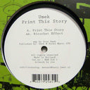 Umek - Print This Story | Near Mint (NM) Near Mint (NM)