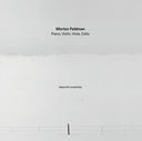 Morton Feldman - Piano, Violin, Viola, Cello [Vinyl]