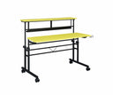 Musiea BE100 Series Sit-Stand Music Recording Studio Desk Workstation w/2x3U Rack