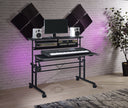 Musiea BE100 Series Sit-Stand Music Recording Studio Desk Workstation w/2x3U Rack