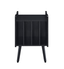 Musiea BX80 Vinyl Record Player Stand Mid Century Turntable Table with 4 Cabinet Record Storage