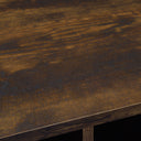 Musiea BX80 Vinyl Record Player Stand Mid Century Turntable Table with 4 Cabinet Record Storage