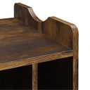 Musiea BX80 Vinyl Record Player Stand Mid Century Turntable Table with 4 Cabinet Record Storage