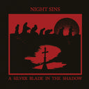 Night Sins - A Silver Blade In The Shadow (Green And Black Swirl VINYL) | Mint (M) Mint (M)
