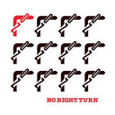 NO RIGHT TURN - No Right Turn |
