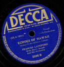 The Man With The Mandolin / Echoes Of Hawaii (78RPM 10" RECORD) | Near Mint (NM) Very Good Plus (VG+)