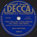 The Mills Brothers - Sweet Adeline / You Tell Me Your Dream, I'll Tell You Mine | Very Good Plus (VG+) Generic