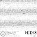 Hides (WHITE VINYL 7") | Mint (M) Mint (M)