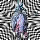 Feral King / Lonely Ghost Parade (RED/BLUE VINYL 7") | Mint (M) Mint (M)