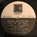 Social Distortion - Live At The Roxy | Mint (M) Mint (M)