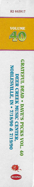 Dave's Picks, Volume 40 (3xCD)(Deer Creek Music Center, Noblesville, IN • 7/18-19/90 | Mint (M) Near Mint (NM)