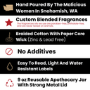 Sober AF | Scent: Rebel Rose | 9oz Mental Health Candle | Malicious Women Co