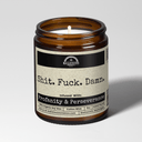 Sh*t. F*ck. D*mn. | 9oz Funny Candle | Malicious Women Co.