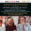 Shostakovitch - Mstislav Rostropovich, The Philade - Concerto For Cello In E Flat, Op. 107 / Symphony No. 1 In F Major, Op. 10 |