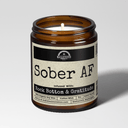 Sober AF | 9oz Mental Health Candle | Malicious Women Co.
