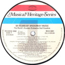 The World's Greatest Orchestras And Vocalists - 50 Years Of Broadway Music | Near Mint (NM) Near Mint (NM)